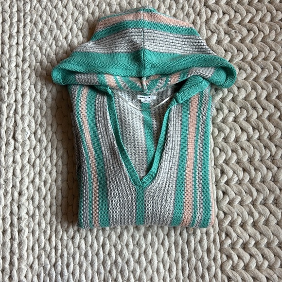 O’Neill W Striped Hooded Sweater - Picture 1 of 7